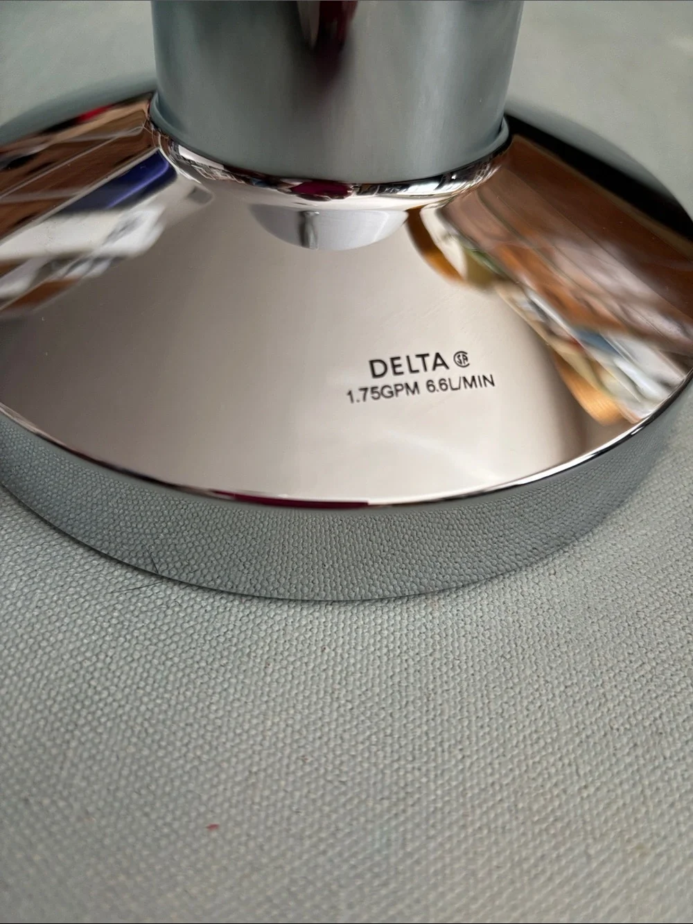 Delta 5 Settings Chrome Shower Head H2Okinetic